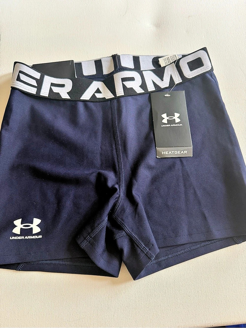 Under Armour HeatGear Compression Shorty in Blue Small NWT - Picture 5 of 11